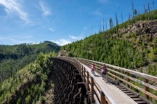 istock Cycling the Myra Trestles in Kelowna 1666623514