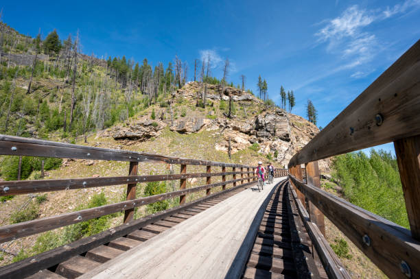 istock Cycling the Myra Trestles in Kelowna 1666623916