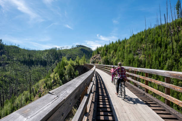 istock Cycling the Myra Trestles in Kelowna 1666623978