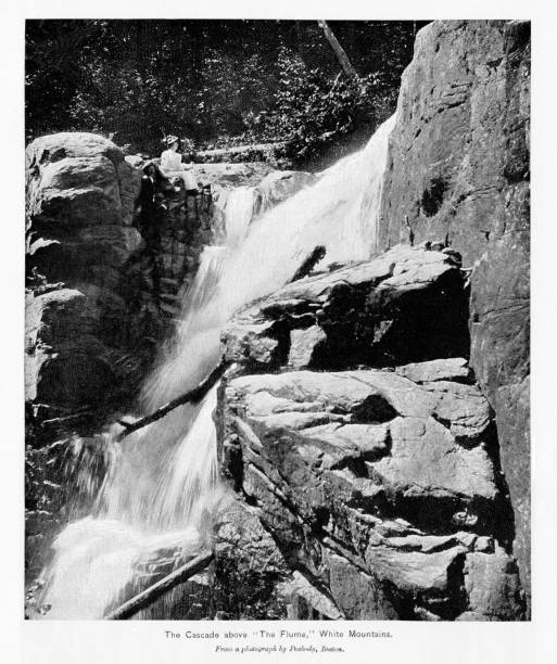 istock Flume Cascade Waterfalls, White Mountains, New Hampshire, United States, Geography 1666627366
