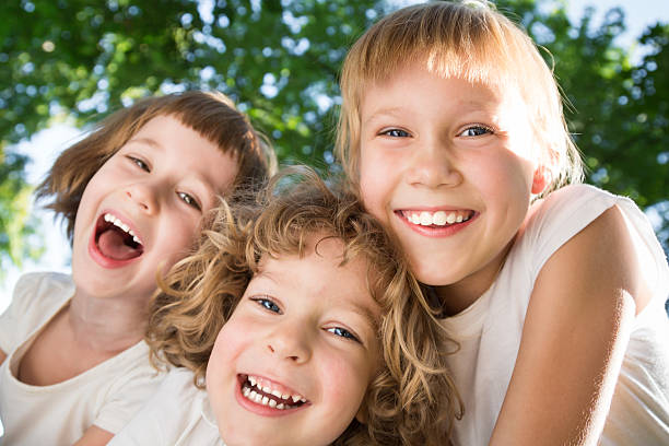 istock Children having fun outdoors 166667412