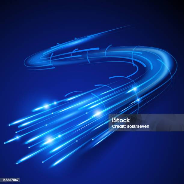 Super Fast Fibre Optic Stock Illustration - Download Image Now - Fiber Optic, Speed, Cable