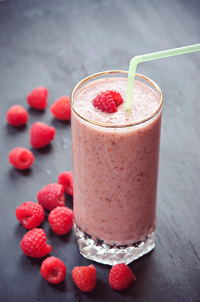 Fruit smoothie stock photo