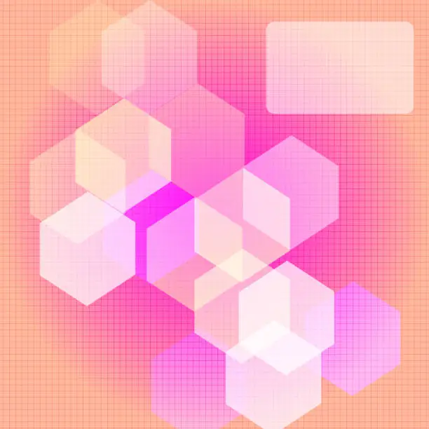 Vector illustration of abstract pink background