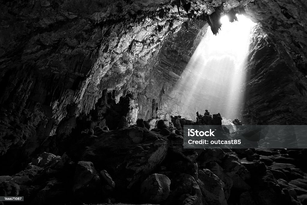 Luz na cave - Royalty-free Arqueologia Foto de stock