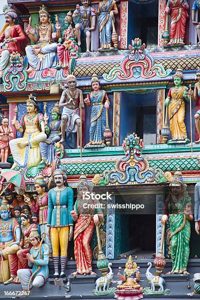 Hinduskiej Świątyni W Singapurze - zdjęcia stockowe i więcej obrazów Architektura - Architektura, Azja, Bez ludzi