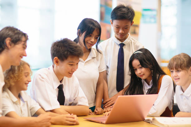 istock Kids back to school. Group of children. 1666723764