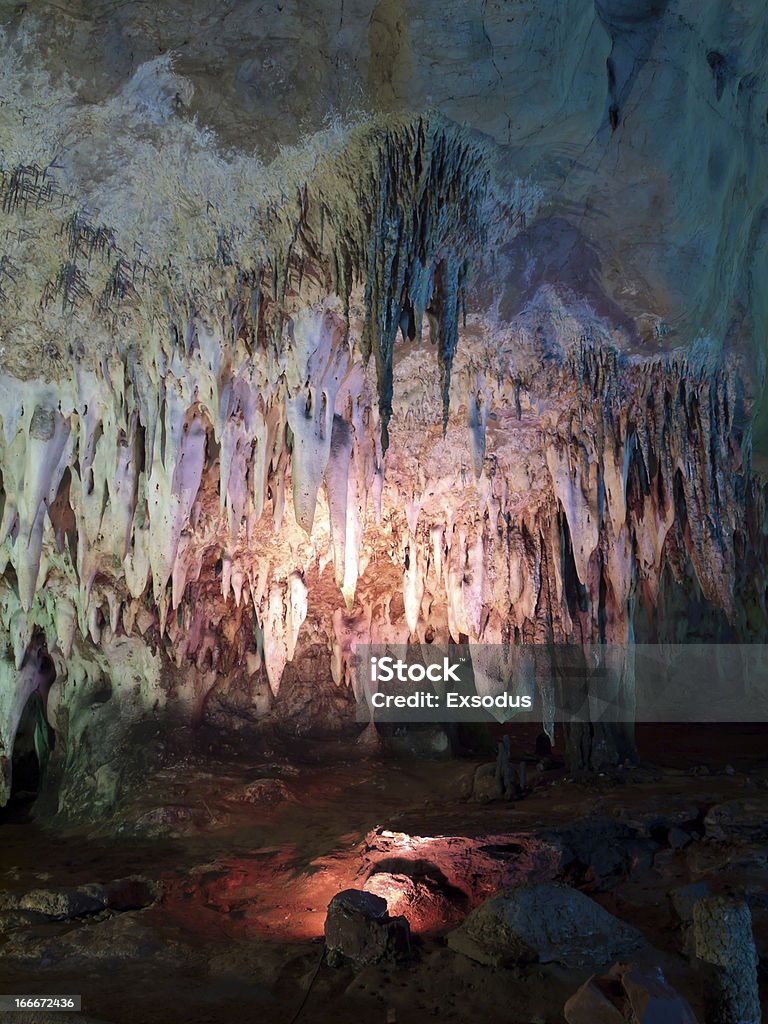 Tham Khao Bin cave - Foto stock royalty-free di Asia