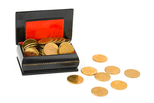 istock Gold money in box 166672875