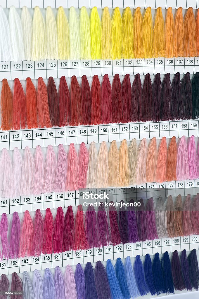 Rosca muestra de colores - Foto de stock de Algodón - Textil libre de derechos