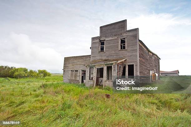 Historic Run Down Old West General Store Stock Photo - Download Image Now - Saskatchewan, Small Town America, Supermarket