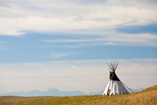 Tipi on the Great Plains