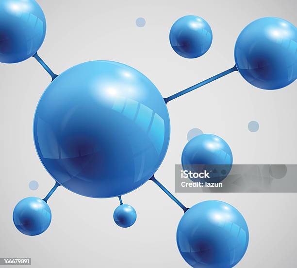 Abstract Spheres Molecule Stock Illustration - Download Image Now - Abstract, Atom, Backgrounds