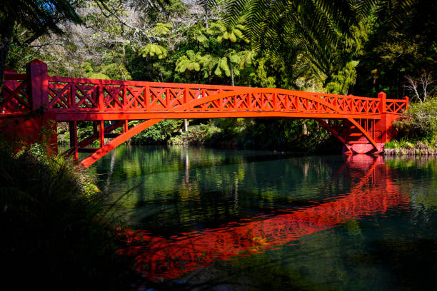 Poet's bridge in New Plymouth