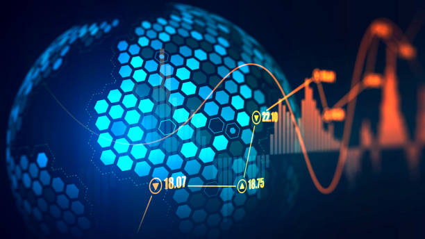 istock Stock market or forex trading graph in futuristic concept 1666862817