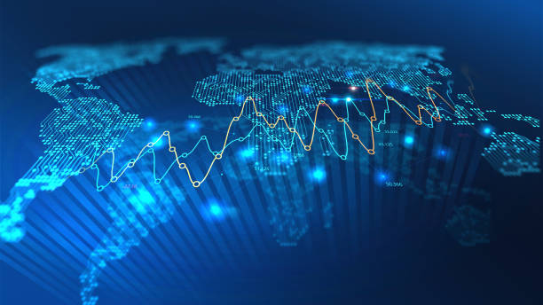 istock Stock market or forex trading graph in futuristic concept 1666862819