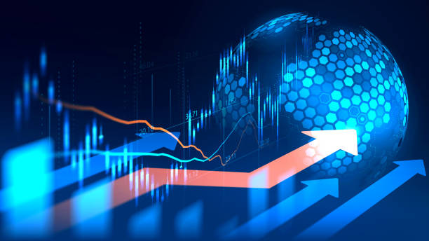 istock Stock market or forex trading graph in futuristic concept 1666862824