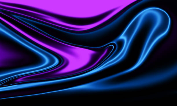 istock abstract background with smooth lines in purple, blue and black colors 1666866345