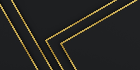 Abstract background with gold lines
