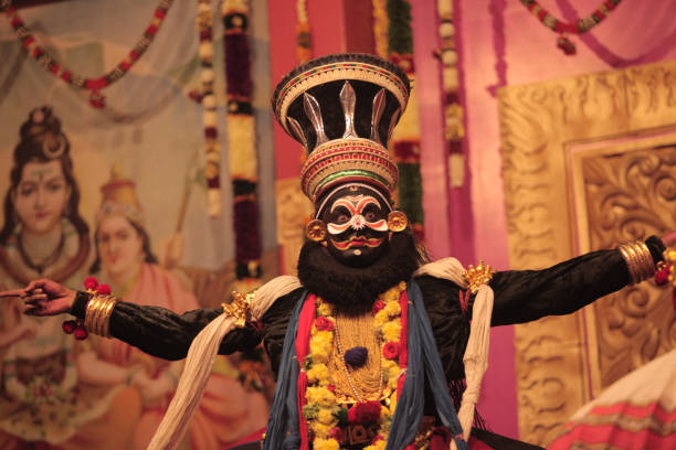 istock Kathakali dancer with grace and personality 1666885073