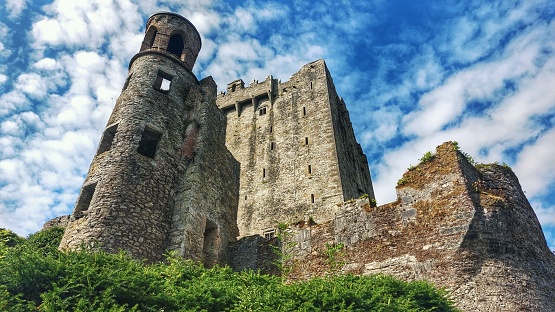 View of Blarney Castle and its watchtowers
