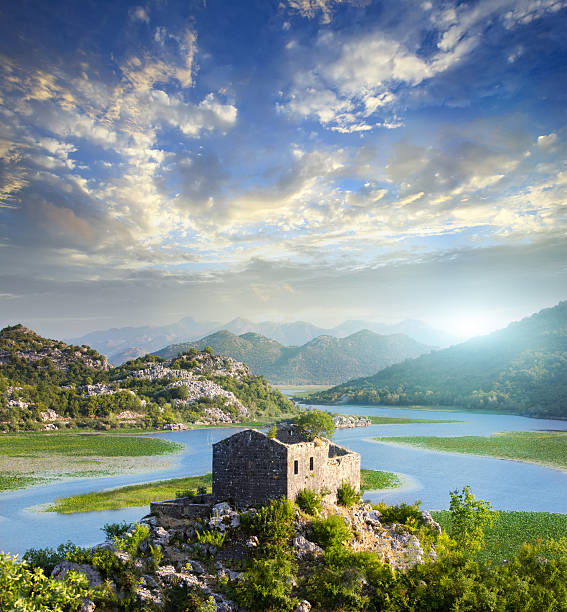 A stunning image Skadar Lake in Montenegro Skadar lake in Montenegro montenegro stock pictures, royalty-free photos & images