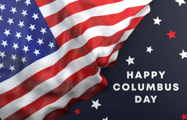 istock Usa Flag And Columbus Day 1667028951