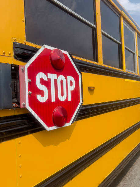 istock stop sign on yellow school bus 1667115956