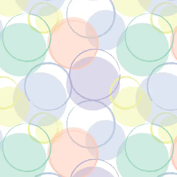 Vector illustration of soap bubbles, pattern, vector graphics, seamless pattern, for packaging design, simple design abstraction