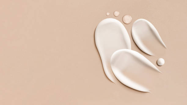 istock cosmetic smears cream texture on beige background 1667160786