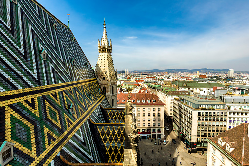 View from the St. Stephen's Cathedral in Vienna