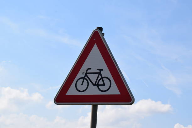 istock bike warning sign 1667191644