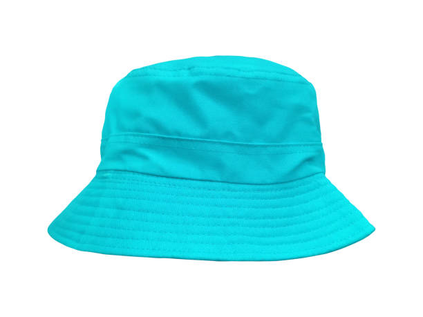 istock light blue bucket hat isolated on white background 1667211473