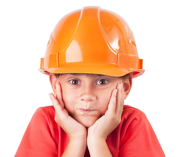 istock Little girl in a protective helmet 166722950