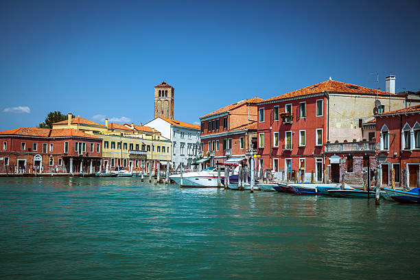 The famous island where Murano glass is made.