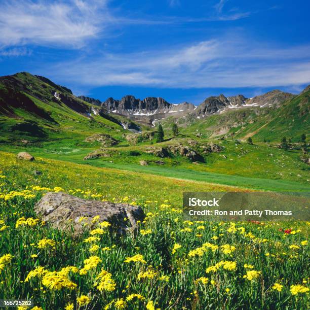 Colorado Rocky Moutain Spring Stock Photo - Download Image Now - Beauty In Nature, Blue, Cliff