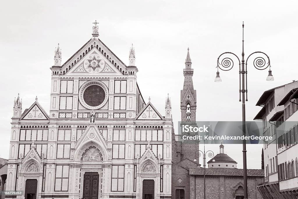 Igreja de Santa Cruce, Florence - Royalty-free Arquitetura Foto de stock