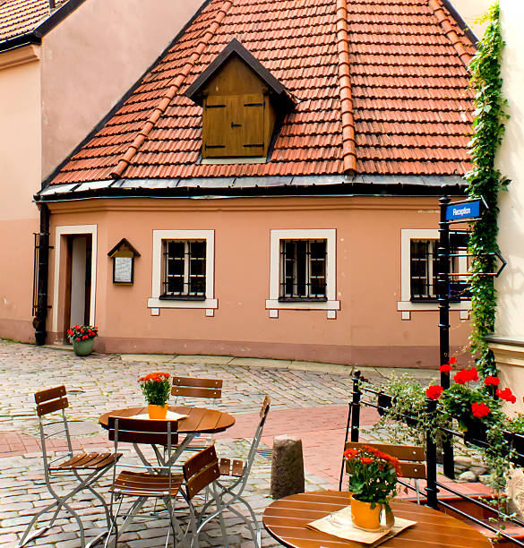 istock Coffee shop in Riga, Latvia 166728416