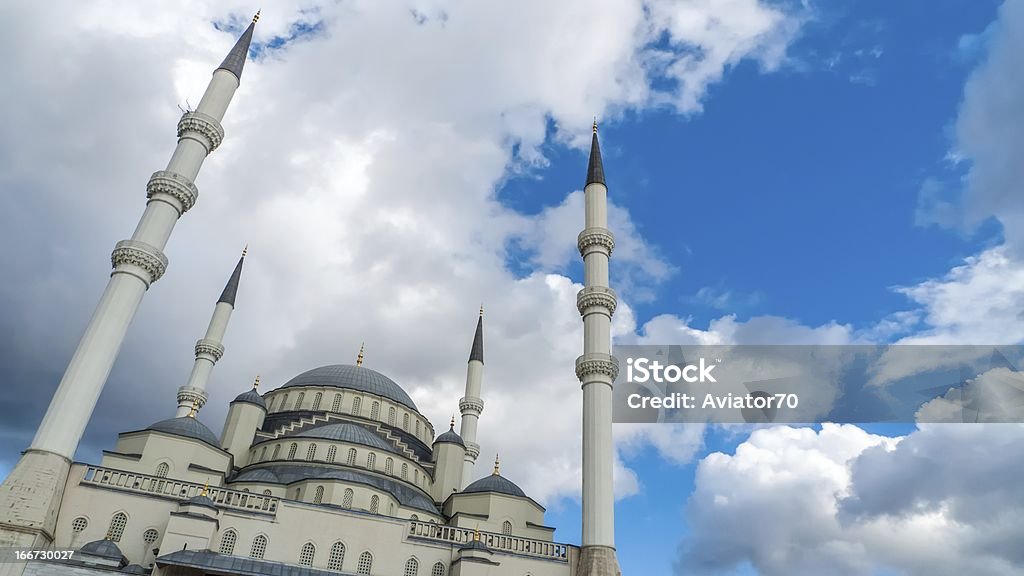 Minaretes e céu - Foto de stock de Ancara - Turquia royalty-free