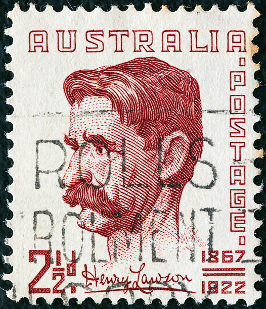 istock Australian stamp shows Henry Lawson (1949) 166730911