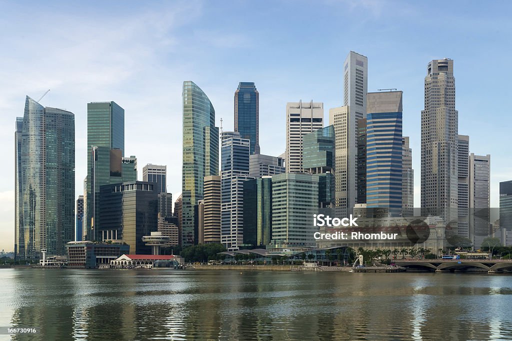 Singapur panoramę miasta - Zbiór zdjęć royalty-free (Azja)