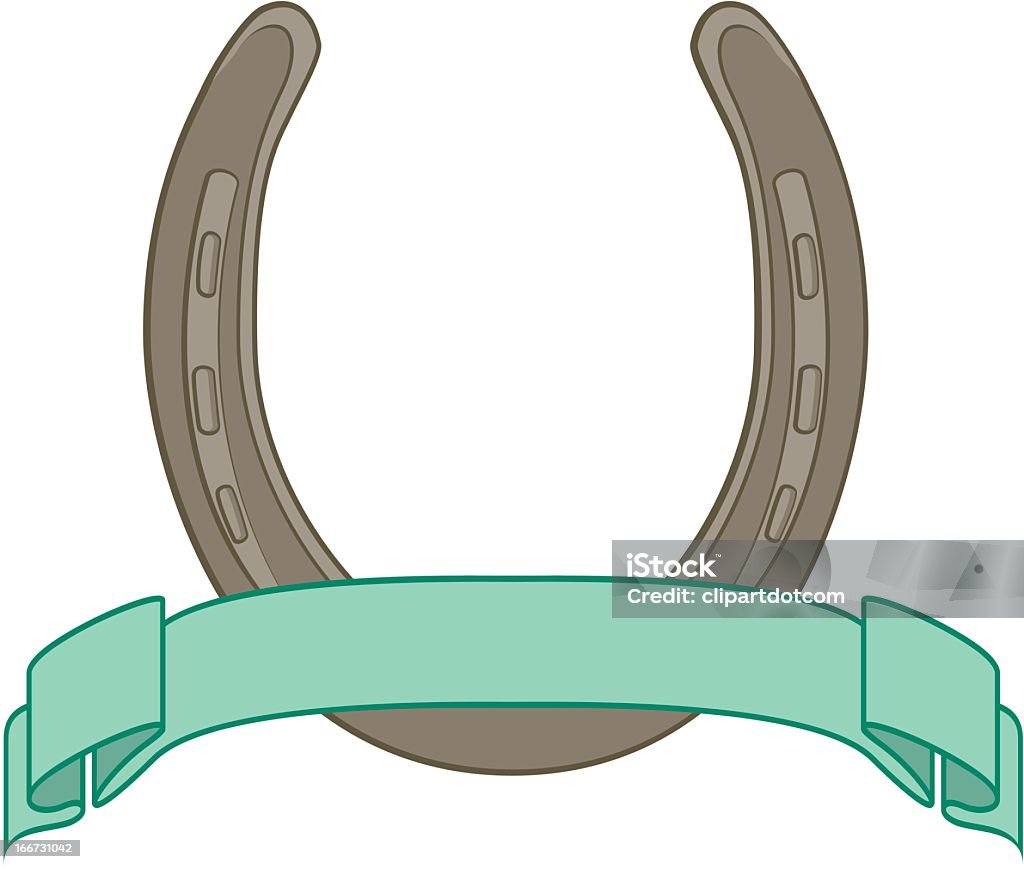 말굽 휘장 - 로열티 프리 0명 벡터 아트
