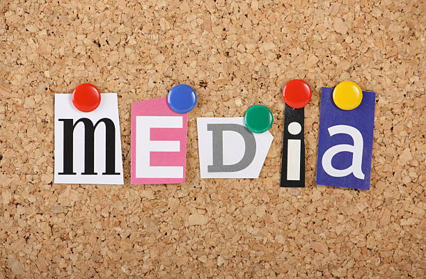 istock Media in Cut Out Magazine Letters 166731121