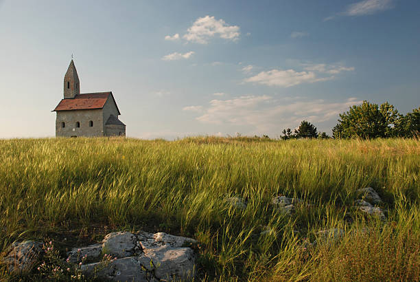 istock Romanesque church Saint Michael on the rock 166736753