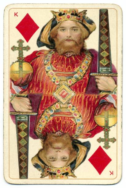 istock King of Diamonds Dondorf Shakespeare antique playing card 166737045