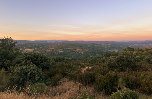 Hiking trail in Luberon Provence South France