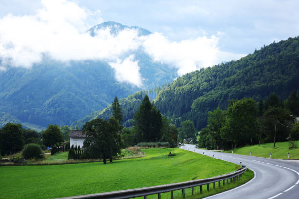 istock Route in the high mountains Alps Austria 1667433298