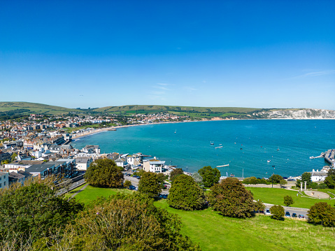 Over Swanage in Dorset