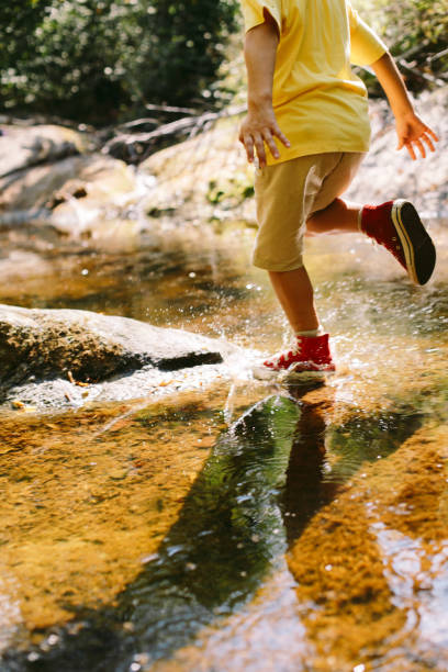 istock Children playing and explore the nature by the river 1667470667