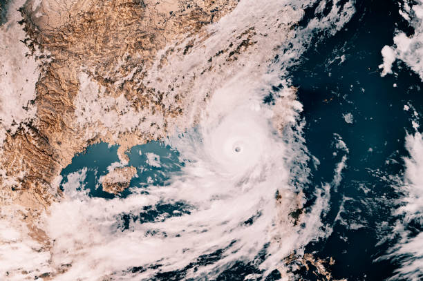 istock Typhoon Saola 2023 Cloud Map Taiwan 3D Render Neutral 1667495434